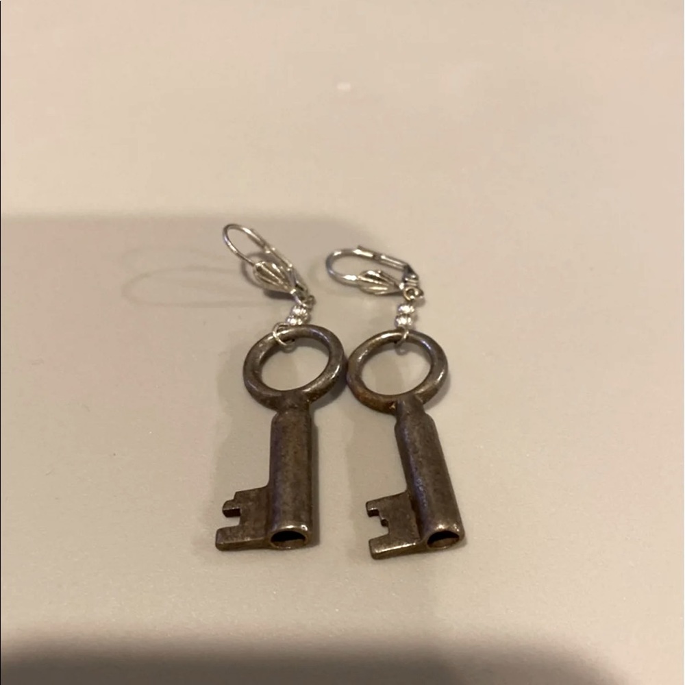 Skeleton Key Earrings